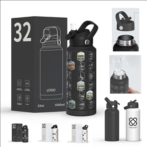 National Parks 32oz Insulated Water Bottle With Stickers